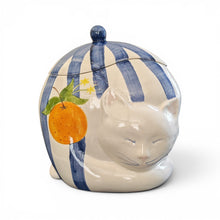 Vintage Laurie Gates Los Angeles Pottery Sleeping Cat Cookie Jar