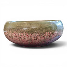 Handmade Pink Reactive Glaze Studio Ceramic Bowl