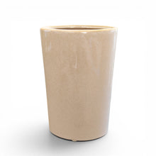 Eliptical Stone Speckle Glazed Ceramic Vase