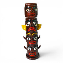 Vintage Mid Century Japanese Tiki Totem Pole Decanter