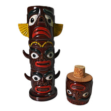 Vintage Mid Century Japanese Tiki Totem Pole Decanter