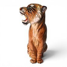 Vintage Italian Ceramic Tiger Figurine