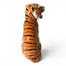 Vintage Italian Ceramic Tiger Figurine