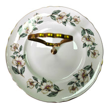 Vintage Two Tiered Pear Blossom Crown Staffordshire Cake Stand