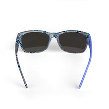 Aqua Atomic Print Sunglasses