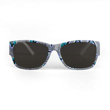 Aqua Atomic Print Sunglasses
