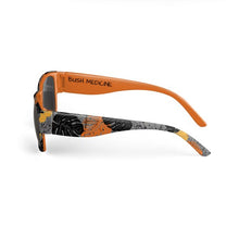 Grey Hawaiian Print Sunglasses
