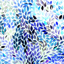 Bush Medicine - White & Blue Print Leggings