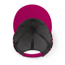Baseball Cap - Magenta Hawaiian Print