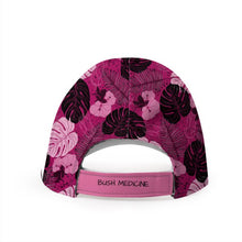 Baseball Cap - Magenta Hawaiian Print