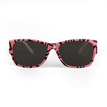 Pink Abstract Print Sunglasses
