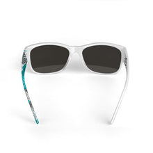 Hawaiian White Print Sunglasses