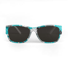 Hawaiian White Print Sunglasses